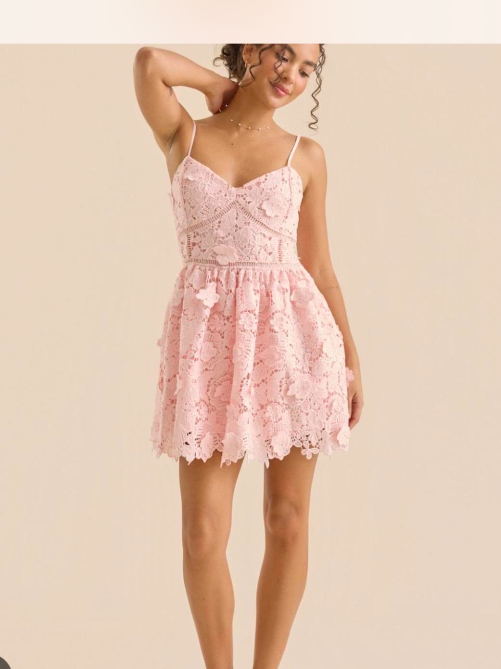 Altar’d State Silvyn Lace Mini Dress